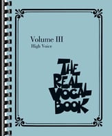 The Real Vocal Book Volume 3 piano sheet music cover